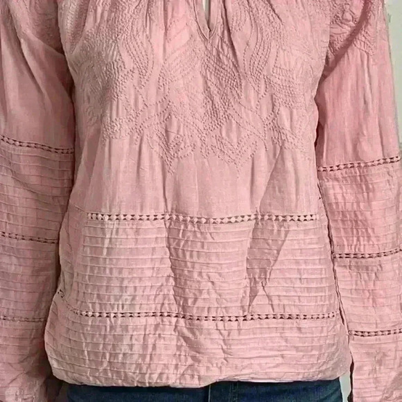 Coco Colette Pink Textured Top NWT - Picture 4 of 9